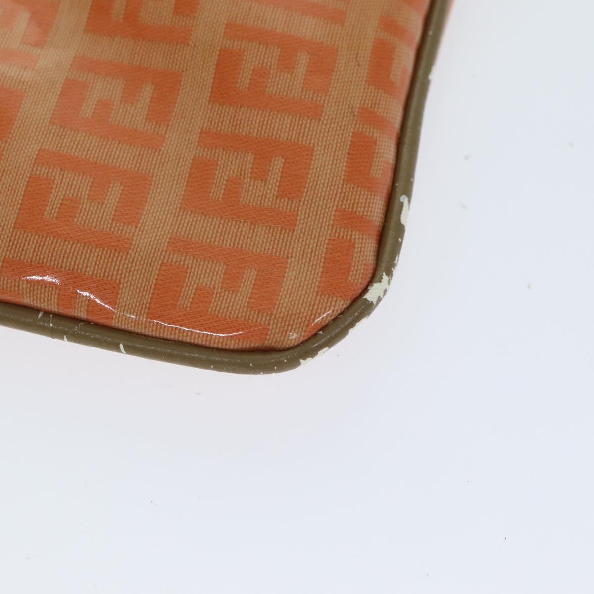 FENDI Mamma Baguette Zucchino Shoulder Bag Enamel Orangeyk13461