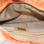 FENDI Mamma Baguette Zucchino Shoulder Bag Enamel Orangeyk13461
