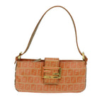 FENDI Mamma Baguette Zucchino Shoulder Bag Enamel Orangeyk13461
