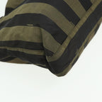 FENDI Pecan Canvas Tote Bag Khaki Blackyk13559