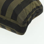 FENDI Pecan Canvas Tote Bag Khaki Blackyk13559