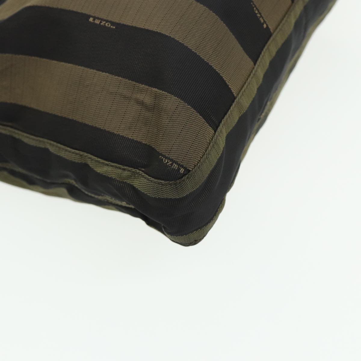 FENDI Pecan Canvas Tote Bag Khaki Blackyk13559