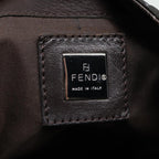 FENDI Pecan Canvas Tote Bag Khaki Blackyk13559