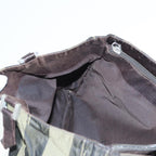 FENDI Pecan Canvas Tote Bag Khaki Blackyk13559