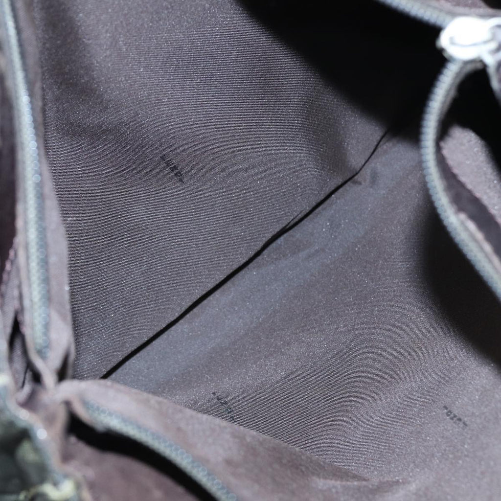FENDI Pecan Canvas Tote Bag Khaki Blackyk13559