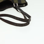 FENDI Pecan Canvas Tote Bag Khaki Blackyk13559