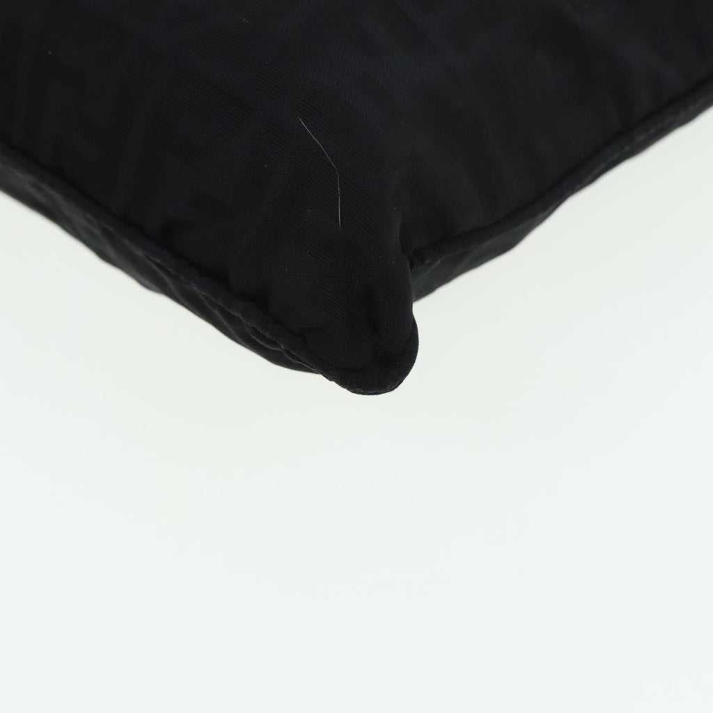 FENDI Zucca Canvas Shoulder Bag Blackyk13590