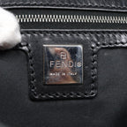 FENDI Zucca Canvas Shoulder Bag Blackyk13590