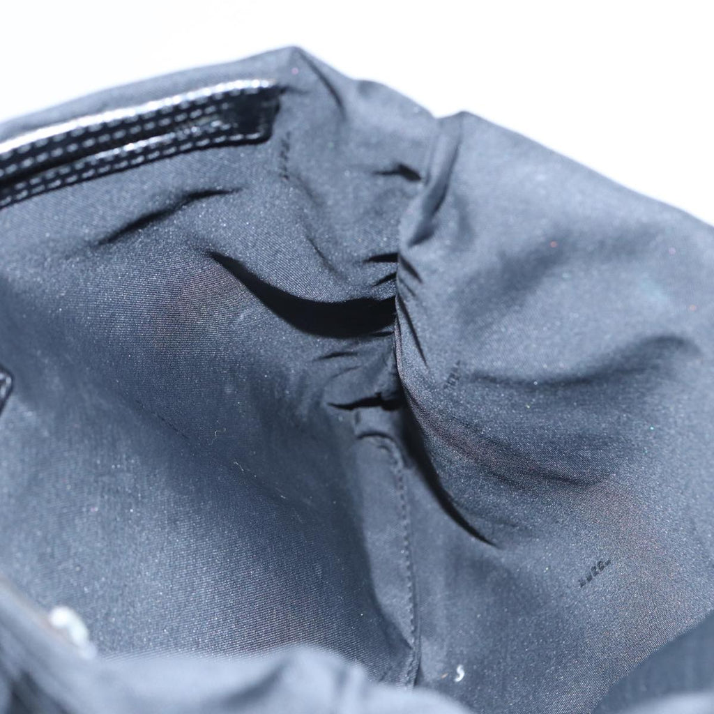 FENDI Zucca Canvas Shoulder Bag Blackyk13590