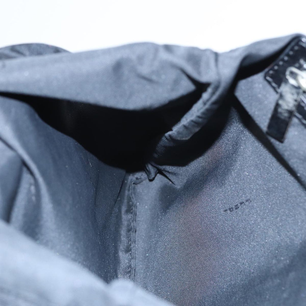 FENDI Zucca Canvas Shoulder Bag Blackyk13590