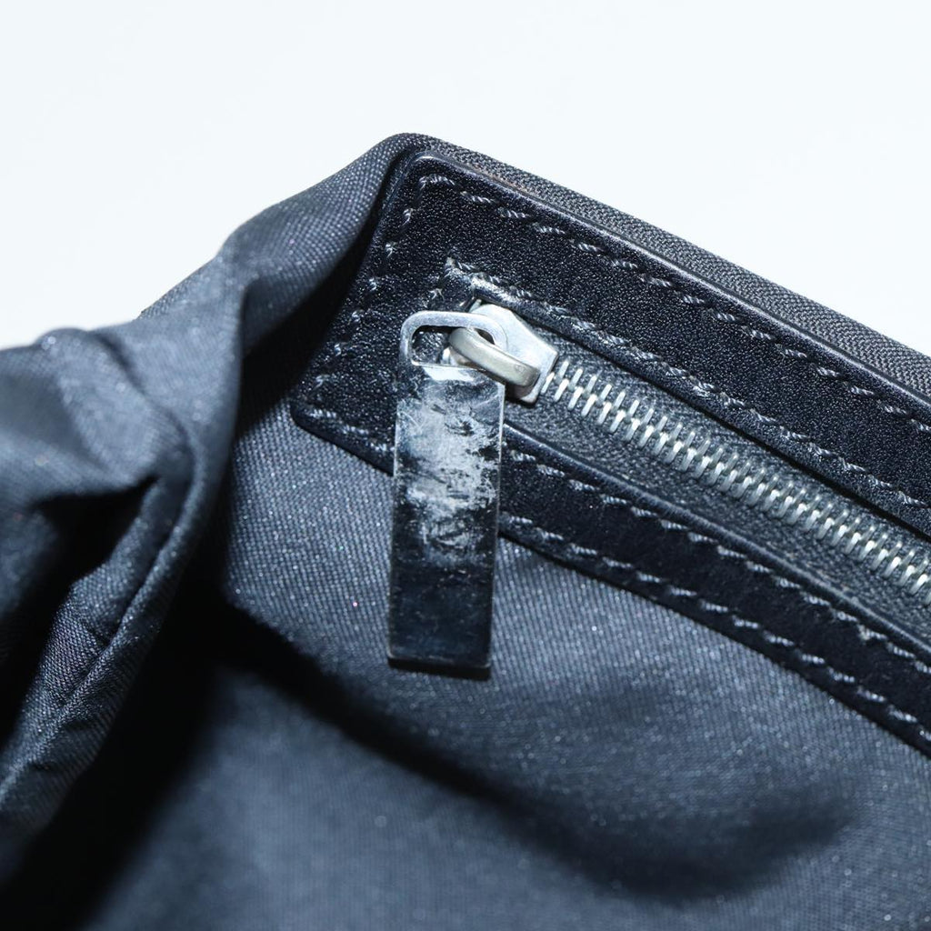 FENDI Zucca Canvas Shoulder Bag Blackyk13590