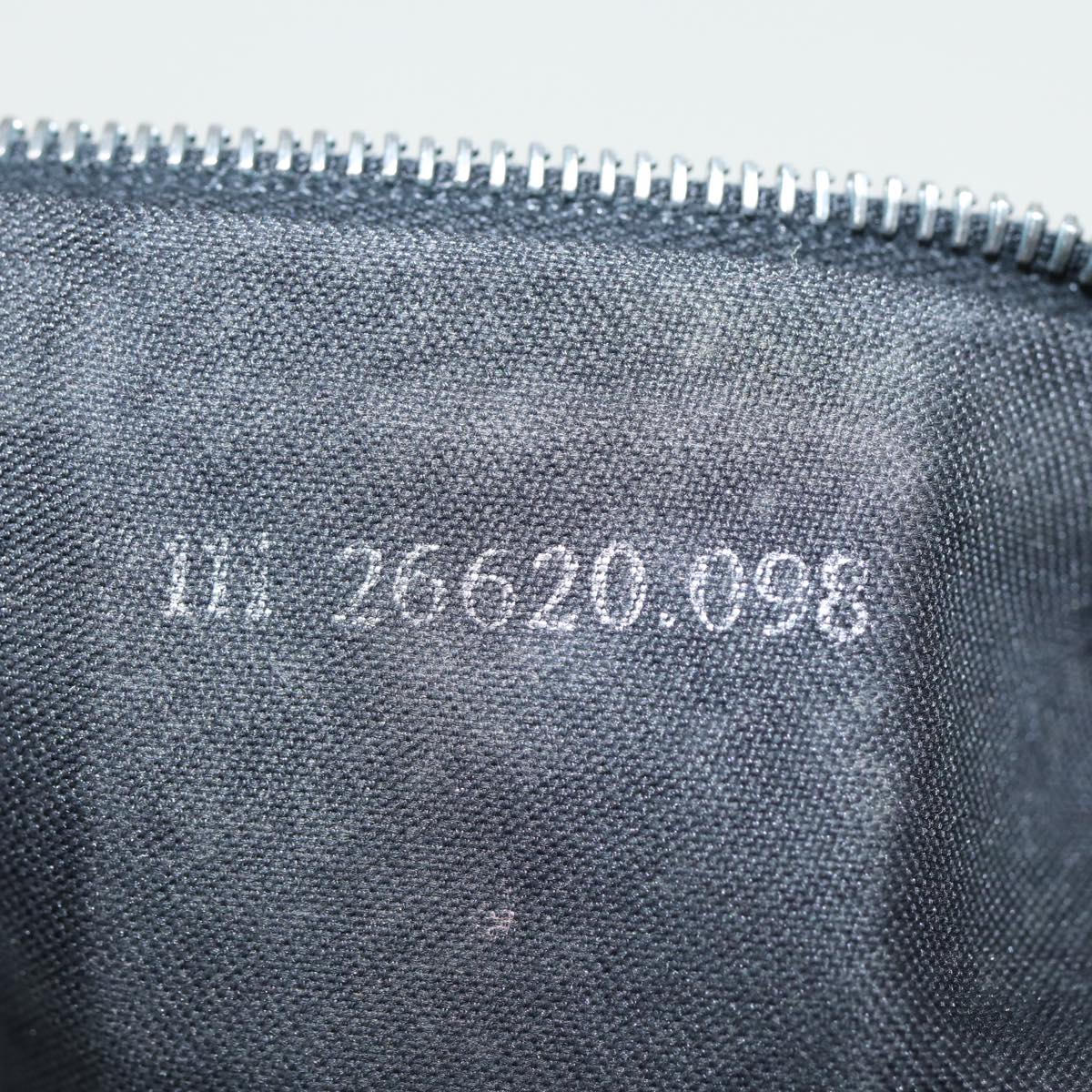 FENDI Zucca Canvas Shoulder Bag Blackyk13590