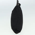 FENDI Zucca Canvas Shoulder Bag Blackyk13590