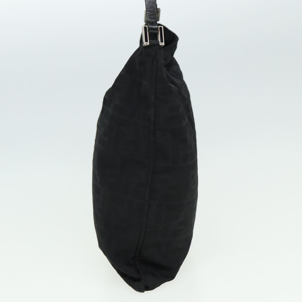 FENDI Zucca Canvas Shoulder Bag Blackyk13590