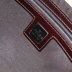 FENDI Zucca Canvas Mamma Baguette Shoulder Bag Beigeyk13591