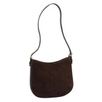 CELINE C Macadam Canvas Shoulder Bag Brown 13620