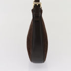 CELINE C Macadam Canvas Shoulder Bag Brown 13620