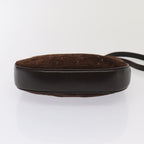 CELINE C Macadam Canvas Shoulder Bag Brown 13620
