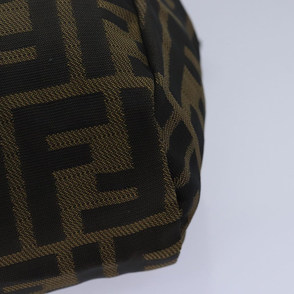 FENDI Zucca Canvas Pouch Black Brownyk13677