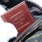 FENDI Zucca Canvas Pouch Black Brownyk13677