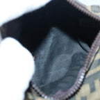 FENDI Zucca Canvas Pouch Black Brownyk13677