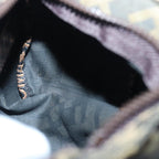 FENDI Zucca Canvas Pouch Black Brownyk13677