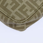FENDI Zucca Canvas Shoulder Bag Beigeyk13683
