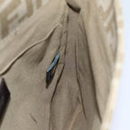 FENDI Zucca Canvas Shoulder Bag Beigeyk13683