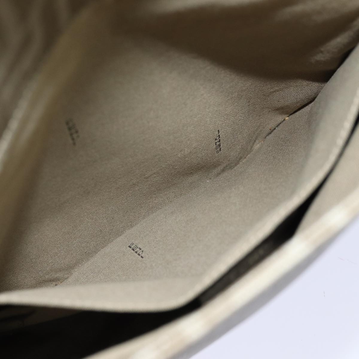 FENDI Zucca Canvas Shoulder Bag Beigeyk13683