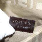FENDI Zucca Canvas Shoulder Bag Beigeyk13683