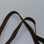 FENDI Zucca Canvas Shoulder Bag Brown Blackyk13700
