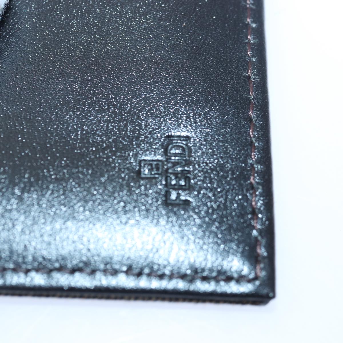 FENDI Zucca Canvas Wallet Black Brownyk13705A