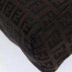 FENDI Zucchino Canvas Hand Bag Blackyk13724