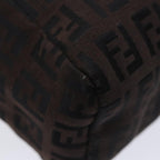 FENDI Zucchino Canvas Hand Bag Blackyk13724