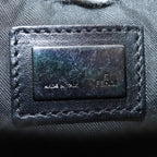 FENDI Zucchino Canvas Hand Bag Blackyk13724
