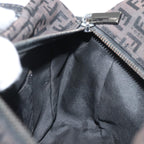 FENDI Zucchino Canvas Hand Bag Blackyk13724