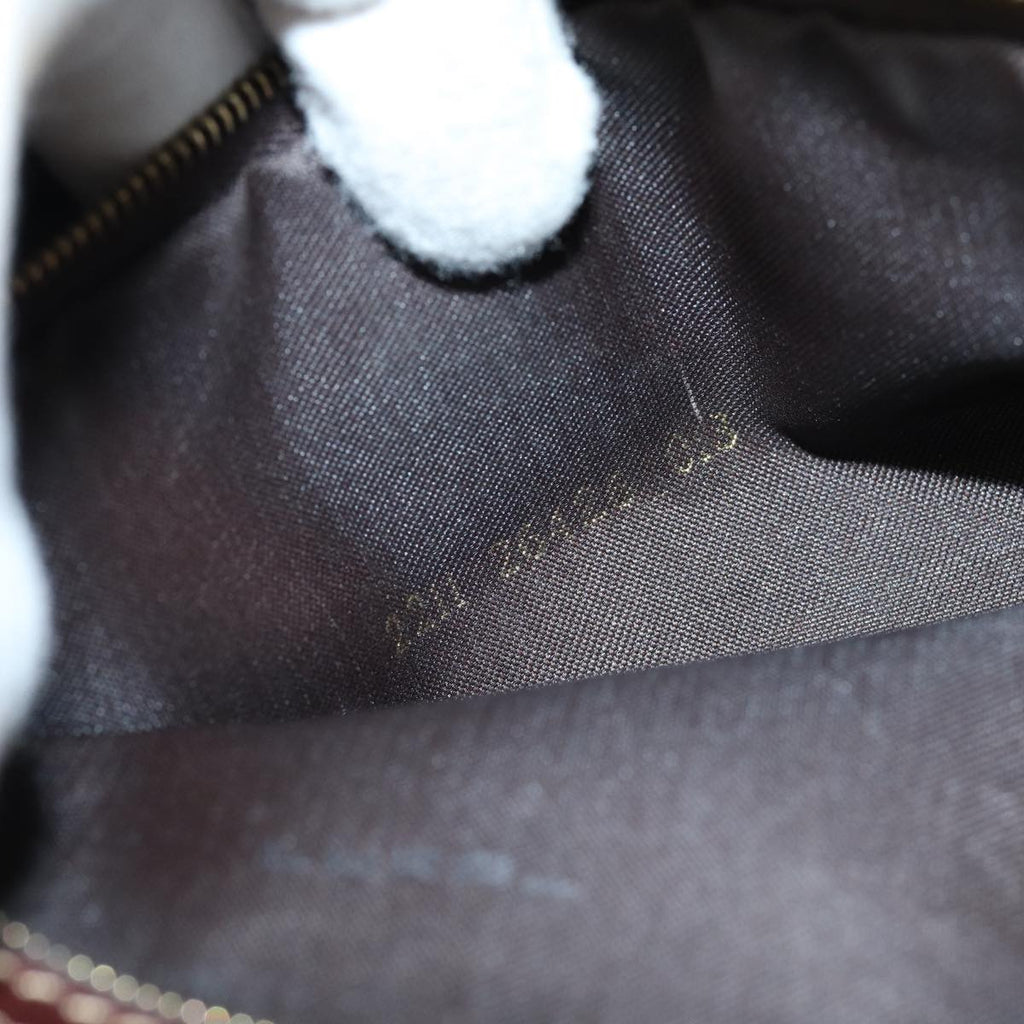 FENDI Zucchino Canvas Mamma Baguette Shoulder Bag Beigeyk13733