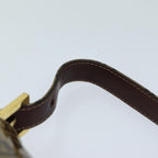 FENDI Zucchino Canvas Mamma Baguette Shoulder Bag Beigeyk13733