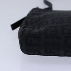 FENDI Zucchino Canvas Hand Bag Blackyk13746