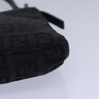 FENDI Zucchino Canvas Hand Bag Blackyk13746