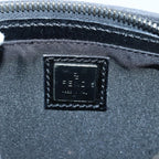 FENDI Zucchino Canvas Hand Bag Blackyk13746