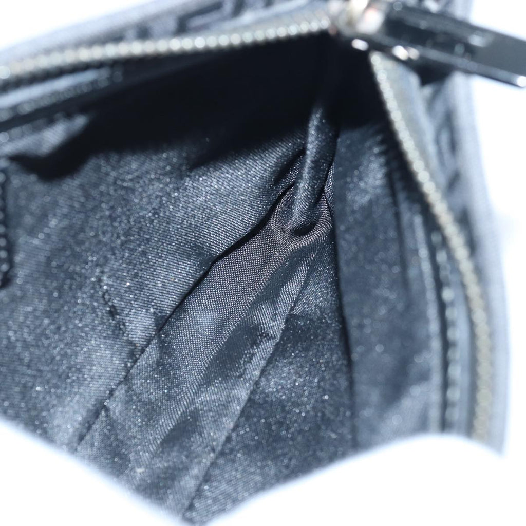 FENDI Zucchino Canvas Hand Bag Blackyk13746