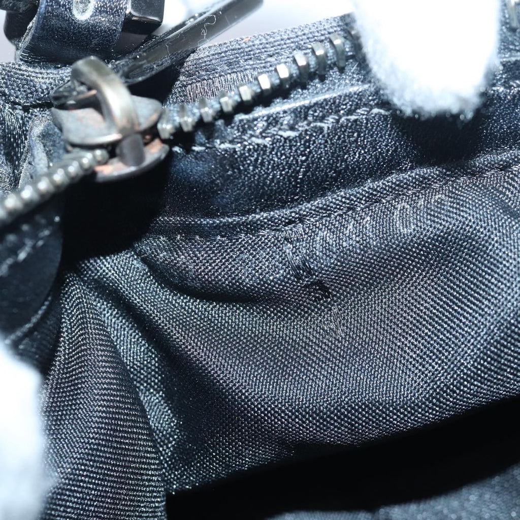 FENDI Zucchino Canvas Hand Bag Blackyk13746