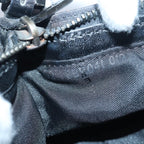 FENDI Zucchino Canvas Hand Bag Blackyk13746