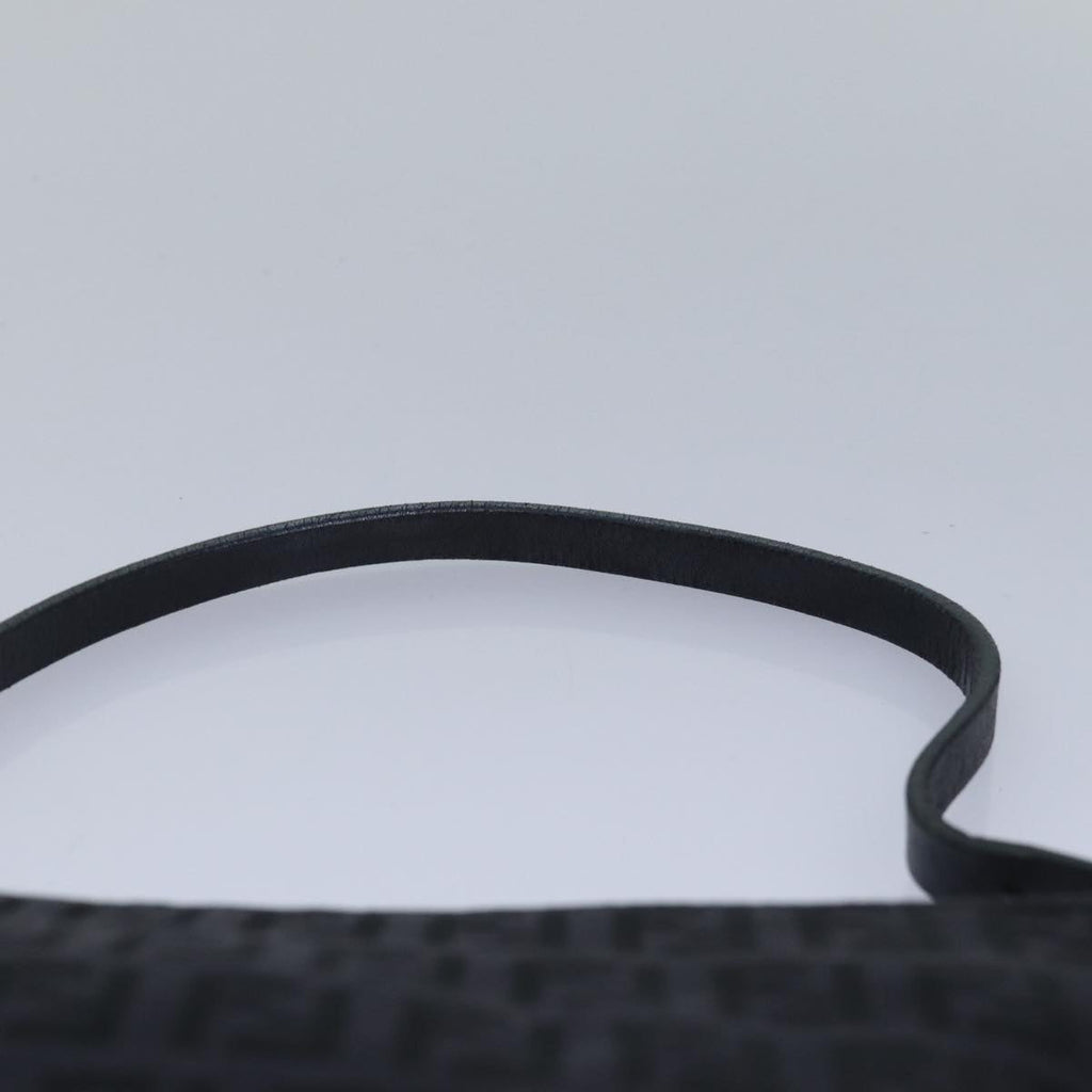 FENDI Zucchino Canvas Hand Bag Blackyk13746