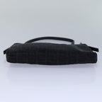 FENDI Zucchino Canvas Hand Bag Blackyk13746