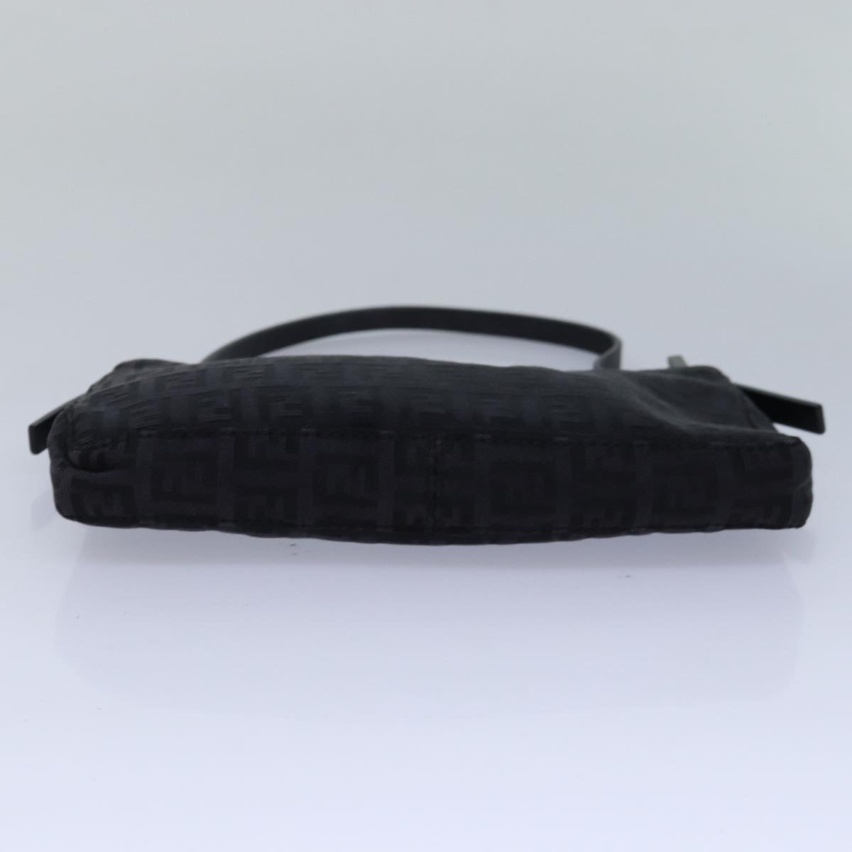 FENDI Zucchino Canvas Hand Bag Blackyk13746