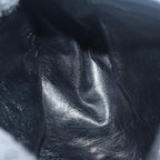 FENDI Zucca Canvas Mamma Baguette Shoulder Bag Wool Blackyk13747