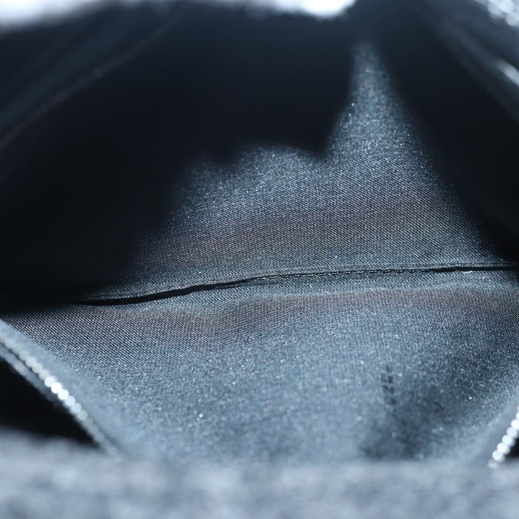 FENDI Zucca Canvas Mamma Baguette Shoulder Bag Wool Blackyk13747