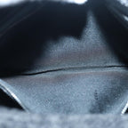 FENDI Zucca Canvas Mamma Baguette Shoulder Bag Wool Blackyk13747